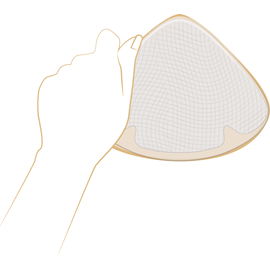 Contact Multi 2S, 037, klæb til brystproteser fra Amoena