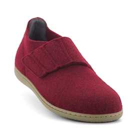 Dame hjemmesko med hælkappe i uld fra New Feet 